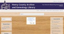 Desktop Screenshot of henrycountyarchive.org